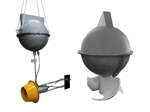 Visualization Of Various Sea Conditions with a Tidal Current Power Generation System Energy Harvesting Smart Buoy