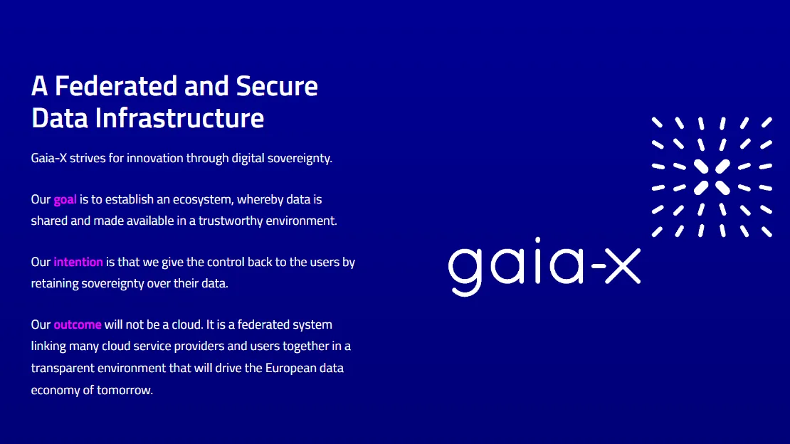 Global Category Award - Data doesn't flow on rainbows - Gaia-X European Association for Data and Cloud AISBL